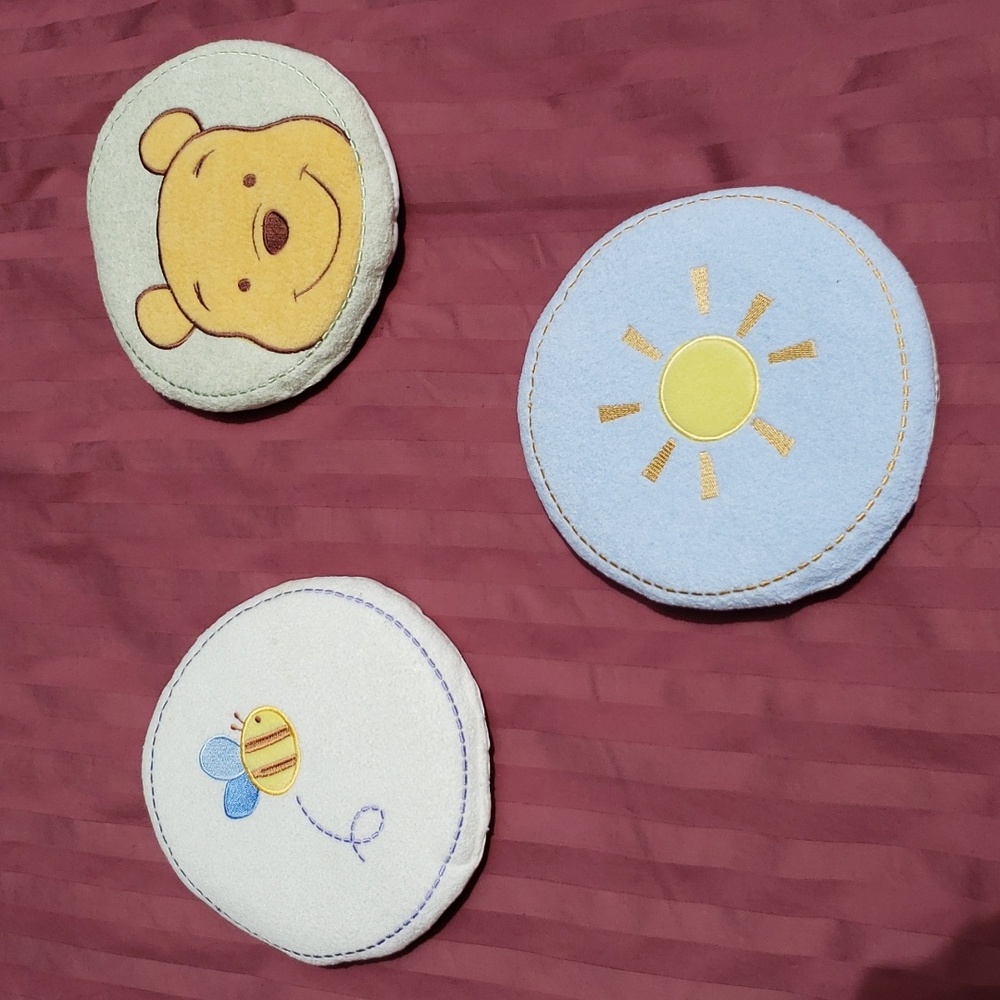Soft padded decor for the nursery/kids room NWOT Winnie the Pooh